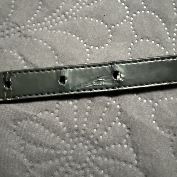 Vintage Womens Genuine Leather Black  Southwestern Silver Concho Belt 29\
